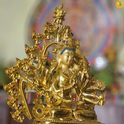 Tôn tượng Phật Mẫu Chuẩn Đề 26,5cm